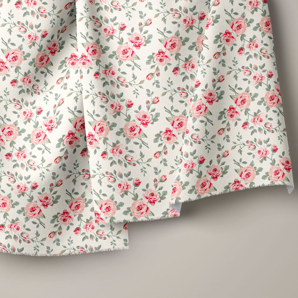 Faded Pink Peonies Floral Print