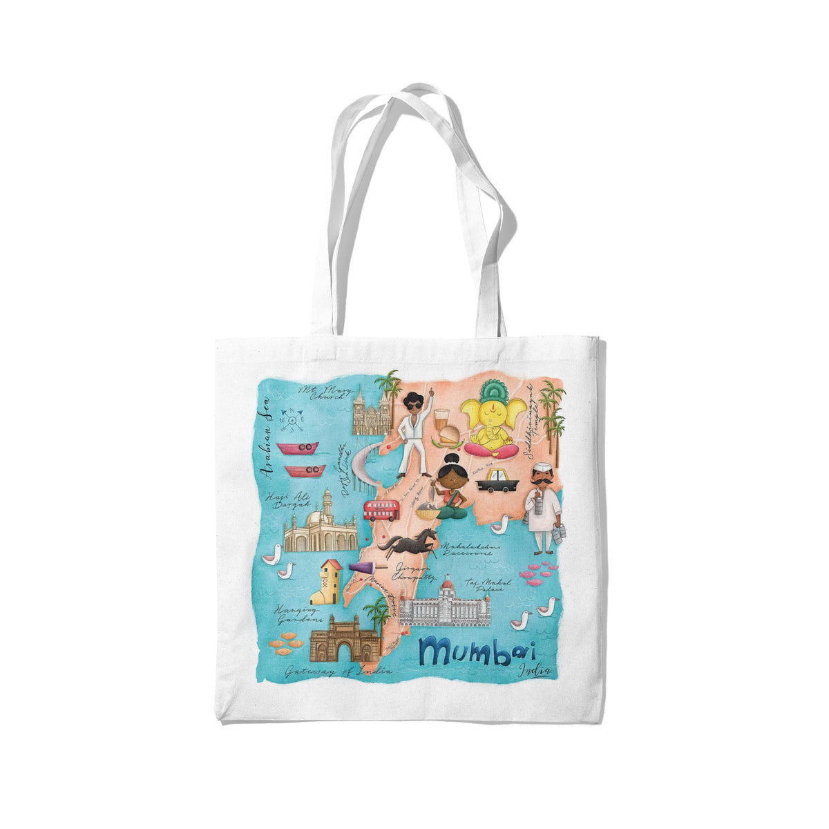 Explore Mumbai Canvas Tote Bag