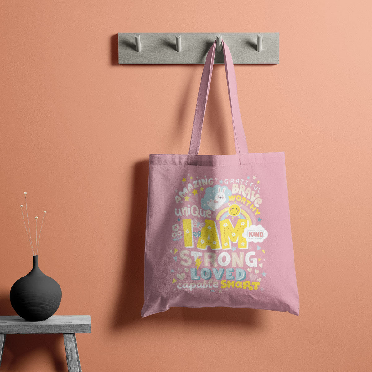 I Am Strong Canvas Tote Bag