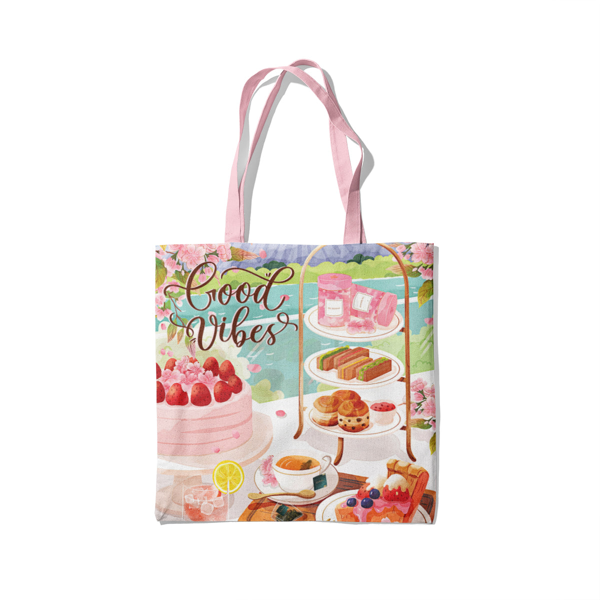 Good Vibes Canvas Tote Bag