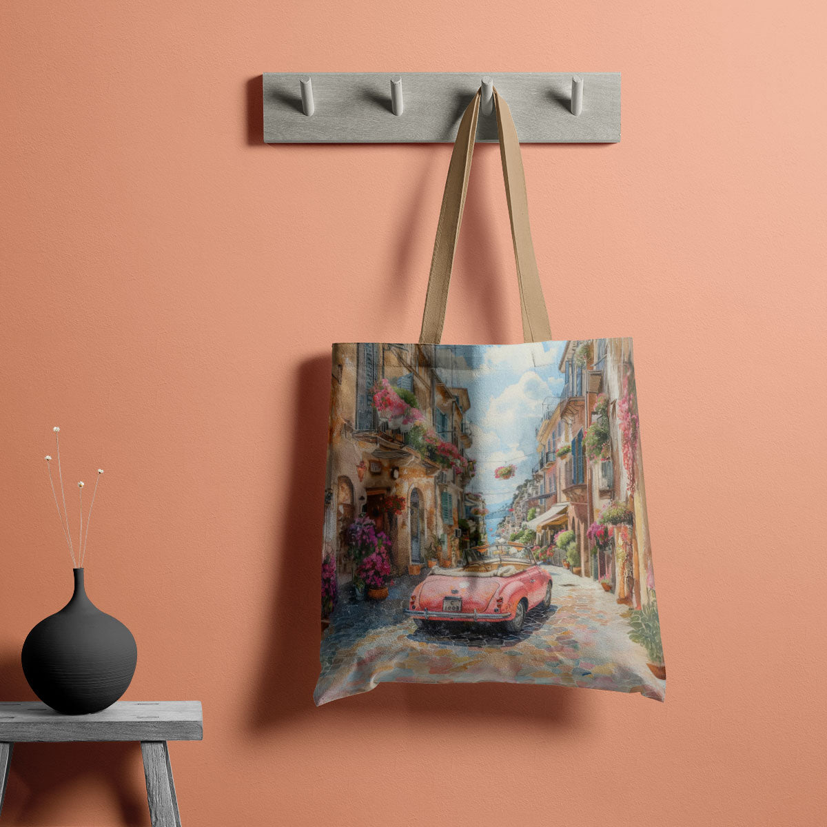 Vintage Voyage Canvas Tote Bag