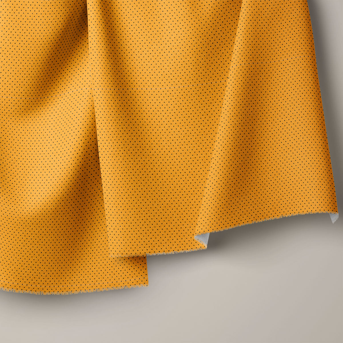 Papaya Orange Polka Dots Print