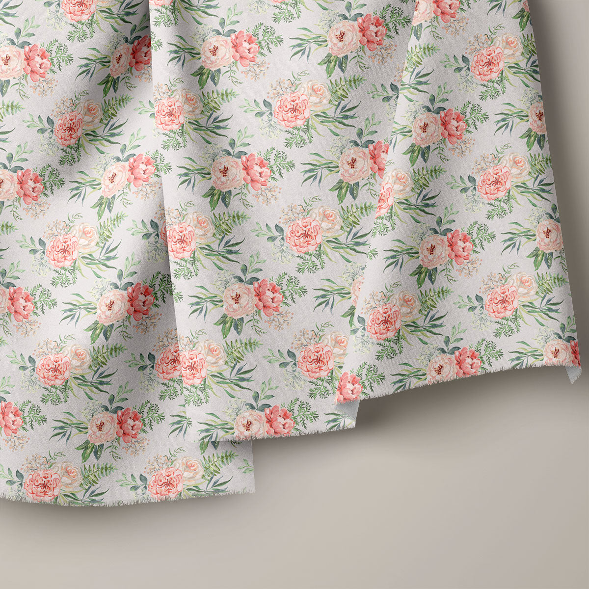 Aluminium Peonies Floral Print