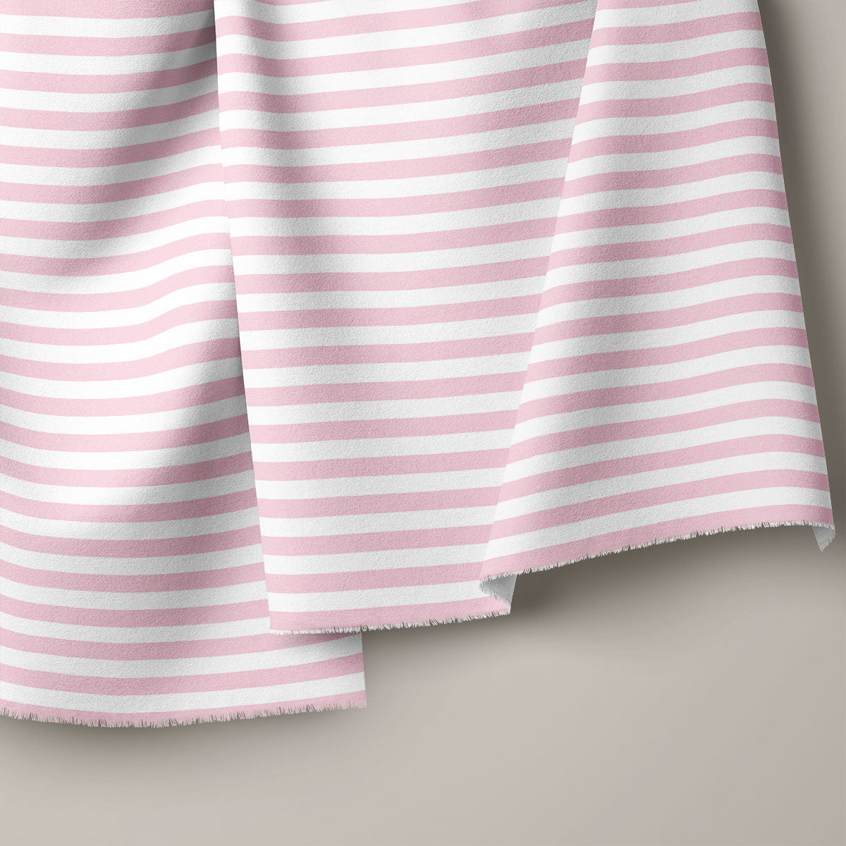 Faded Pink Stripes Print