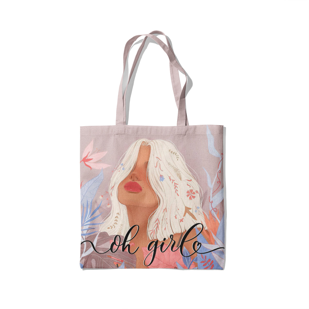 Oh Girl !!! Canvas Tote  Bag