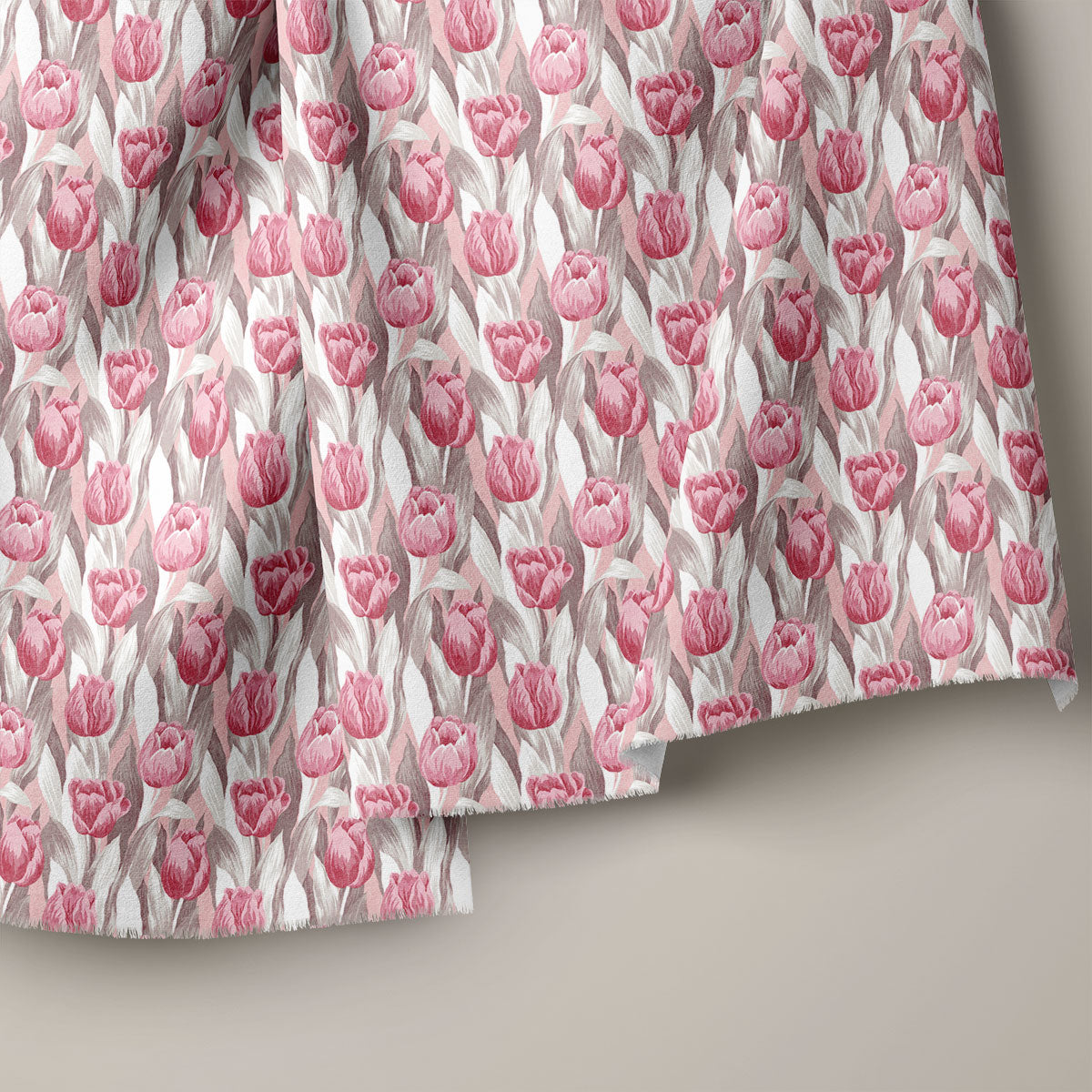 Cinereous Rose Floral Print