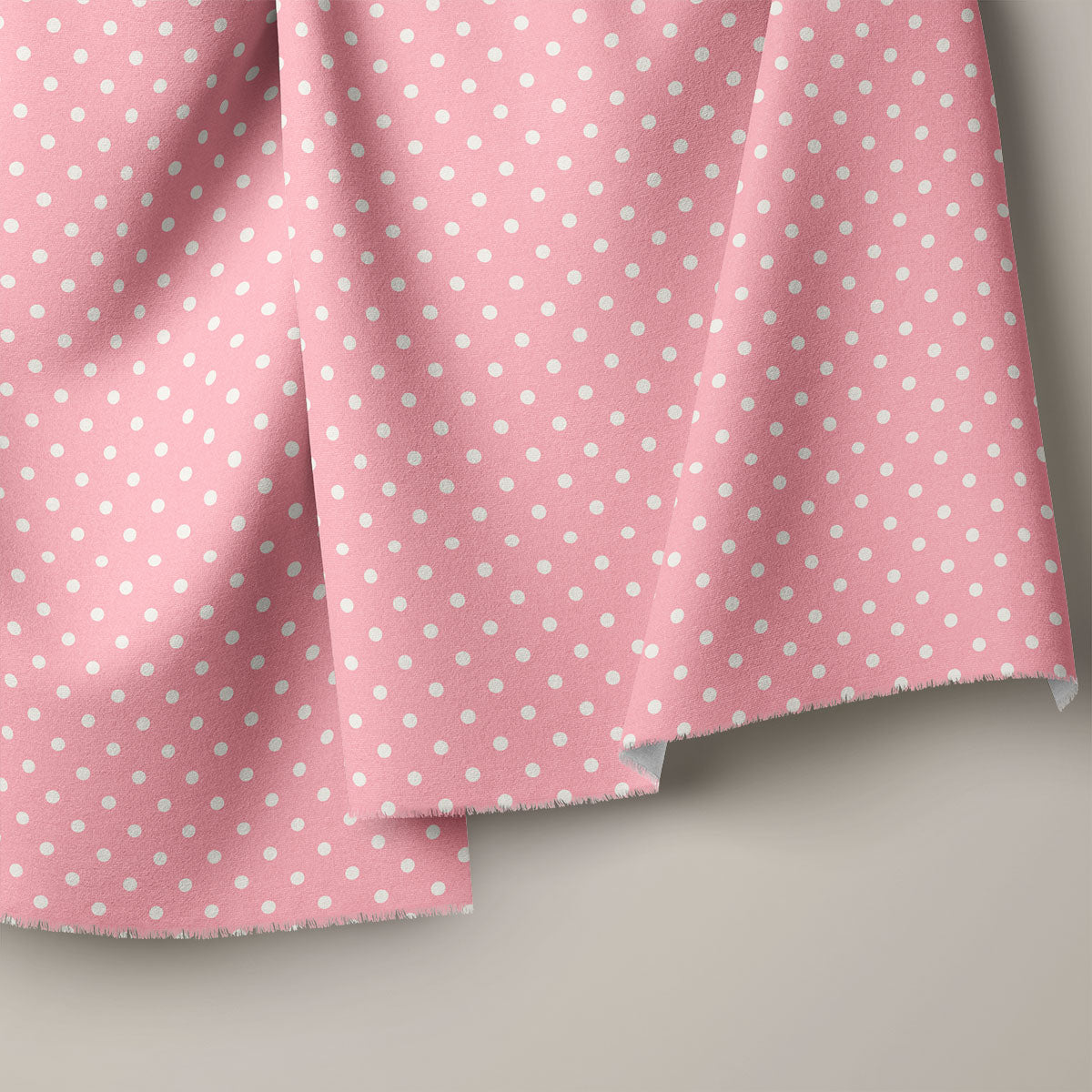 Lavender Rose Polka Dots Print