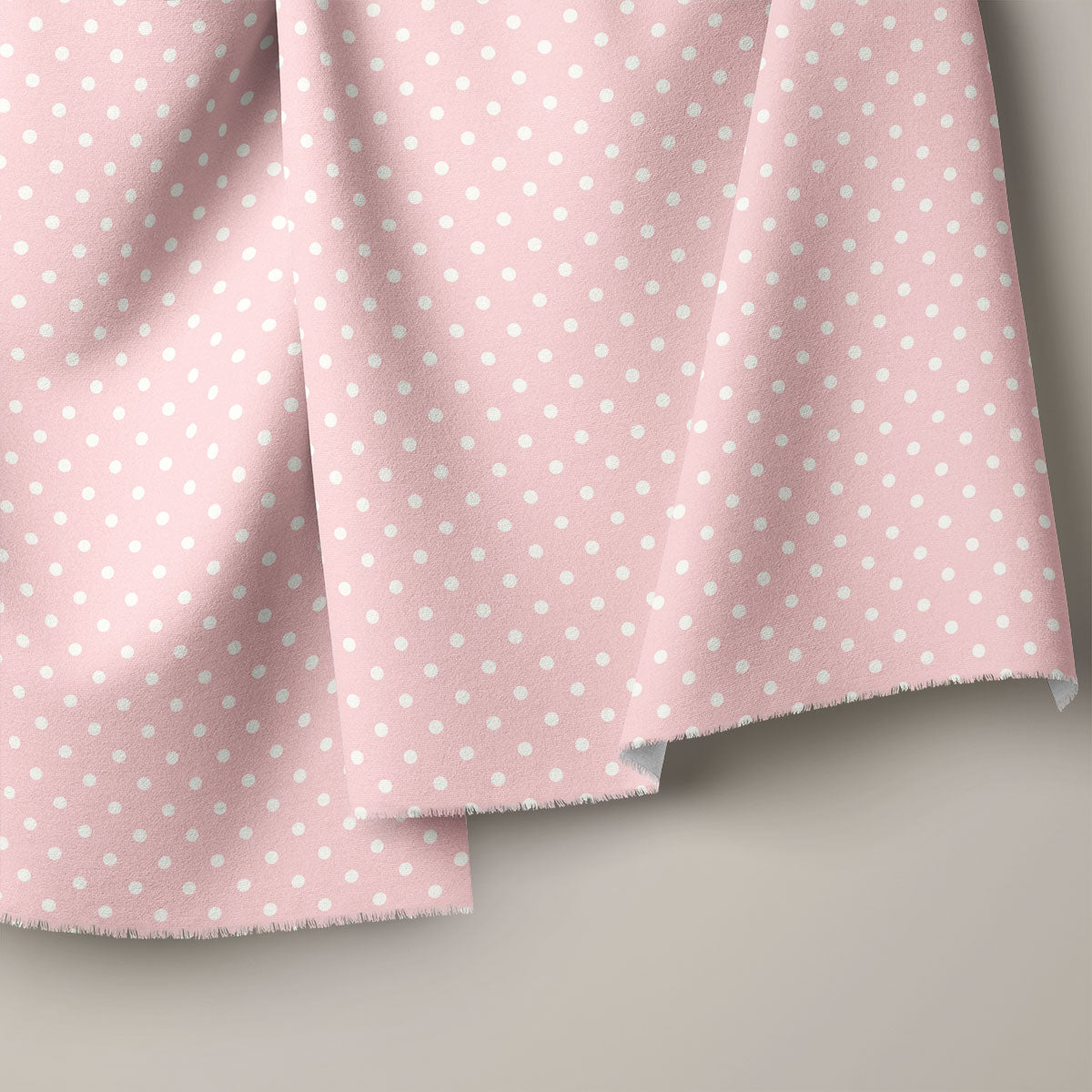 Very Light Purple Polka Dots Print