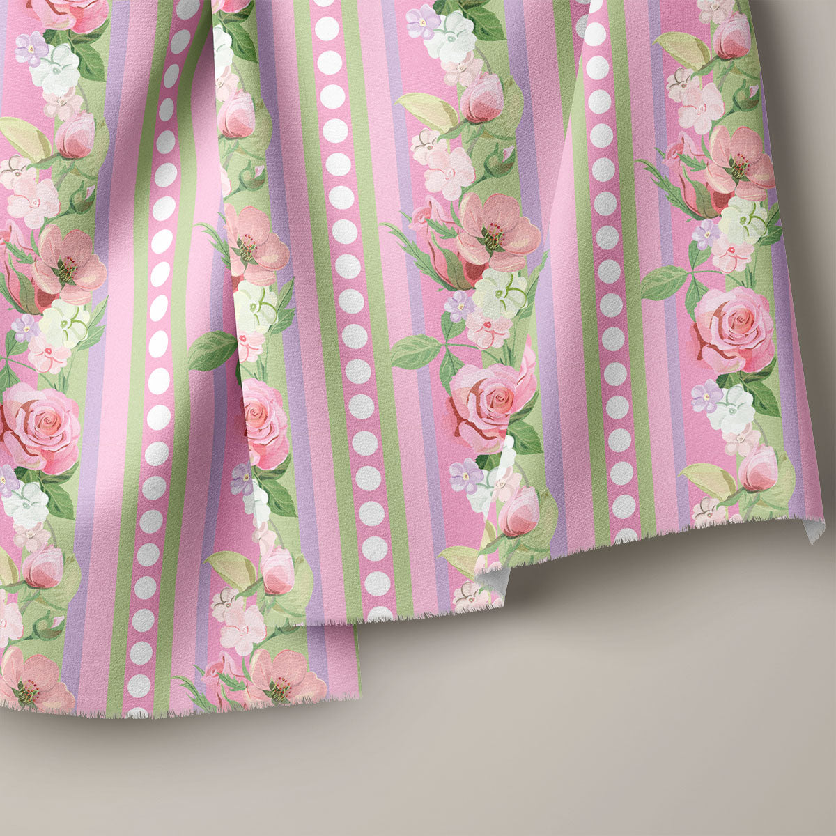 Lily Rose Buds Floral Print