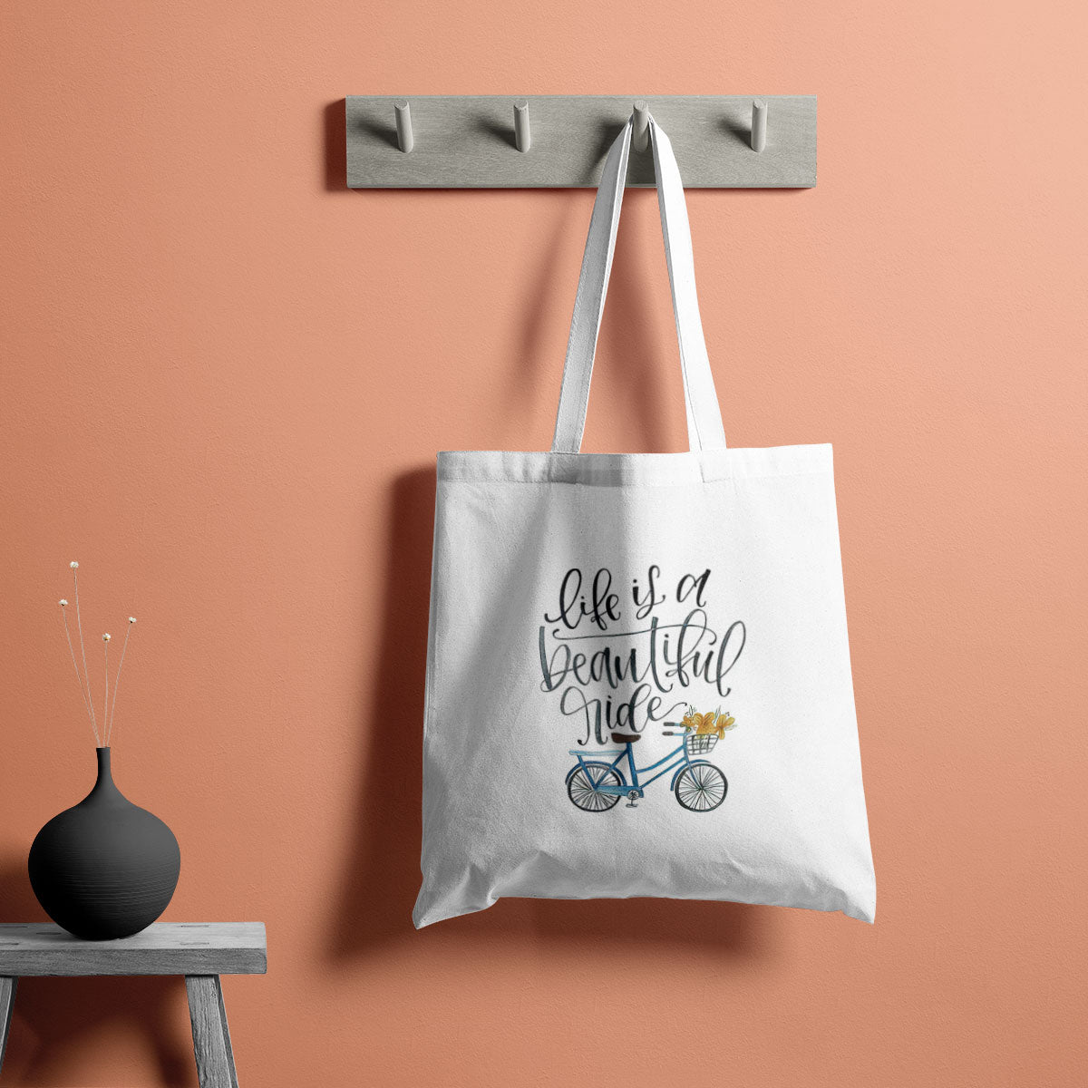 Beautiful Ride Canvas Tote Bag