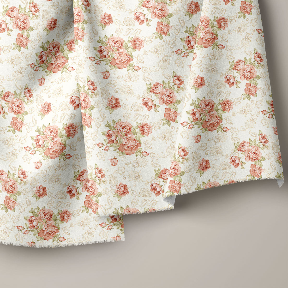 Timberwolf Floral Print