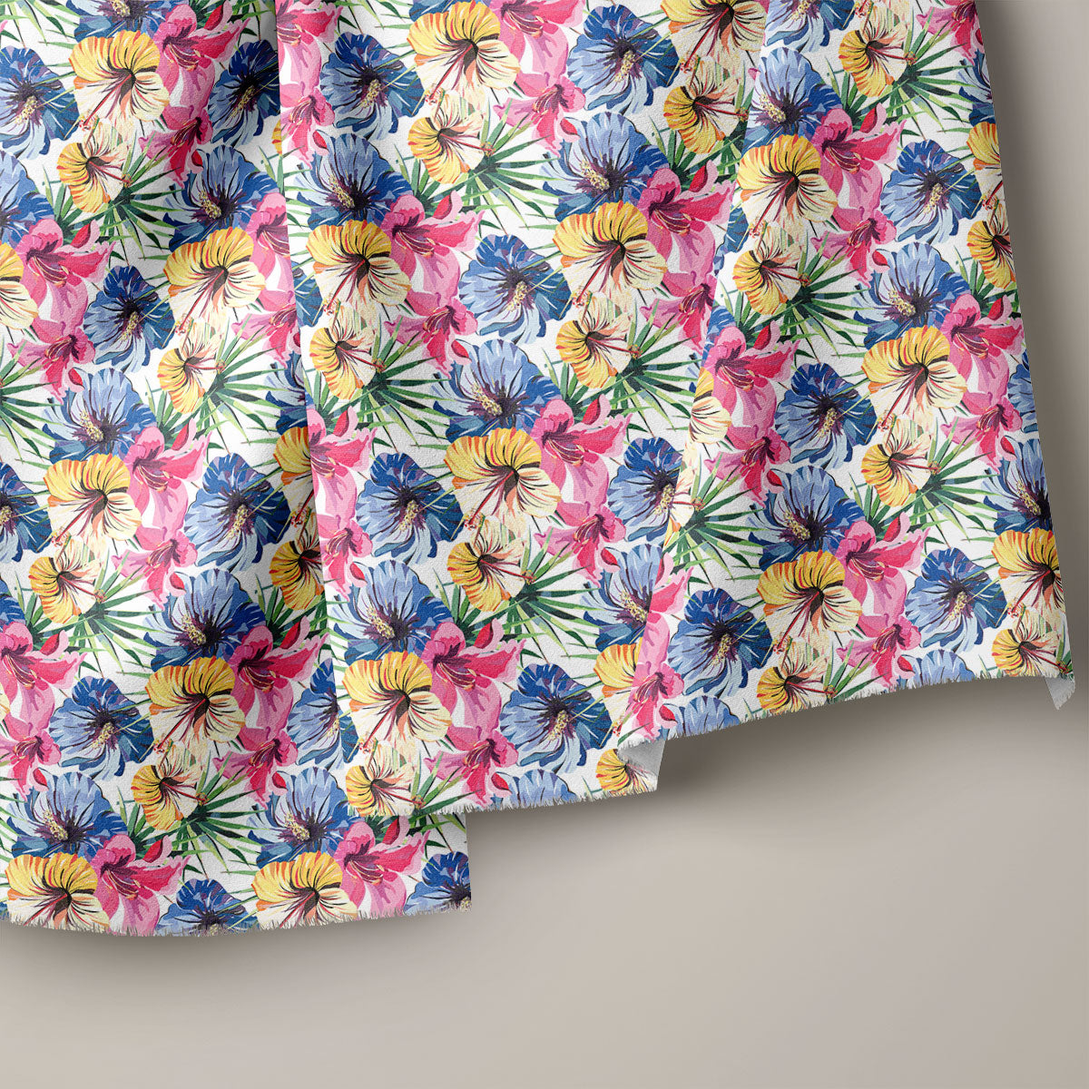 Blue Bell Lily Floral Print