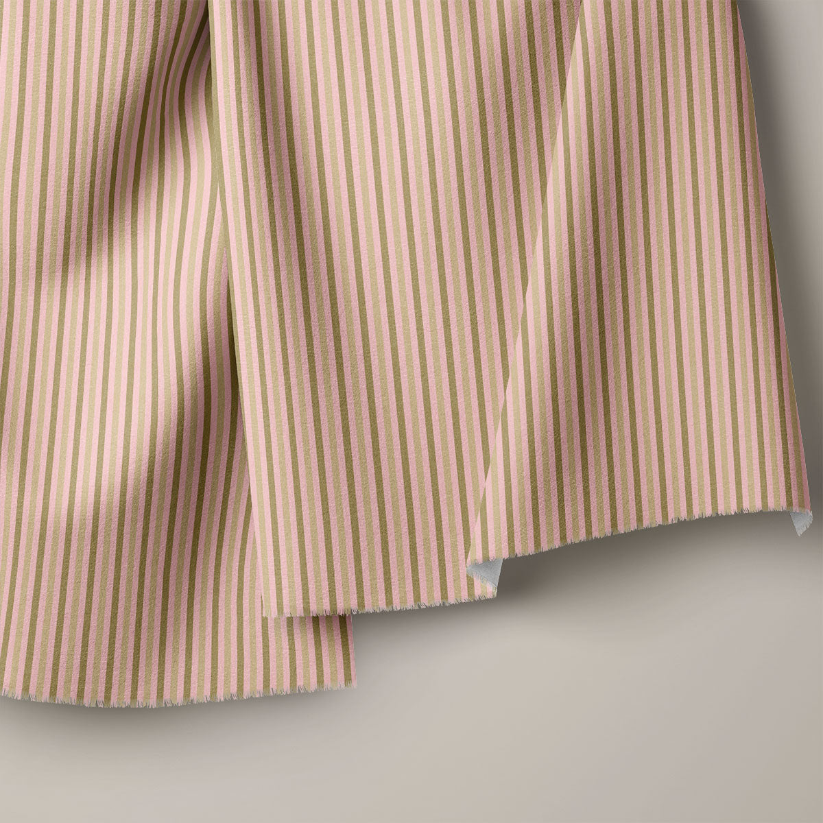 Oriental Pink Stripes Print