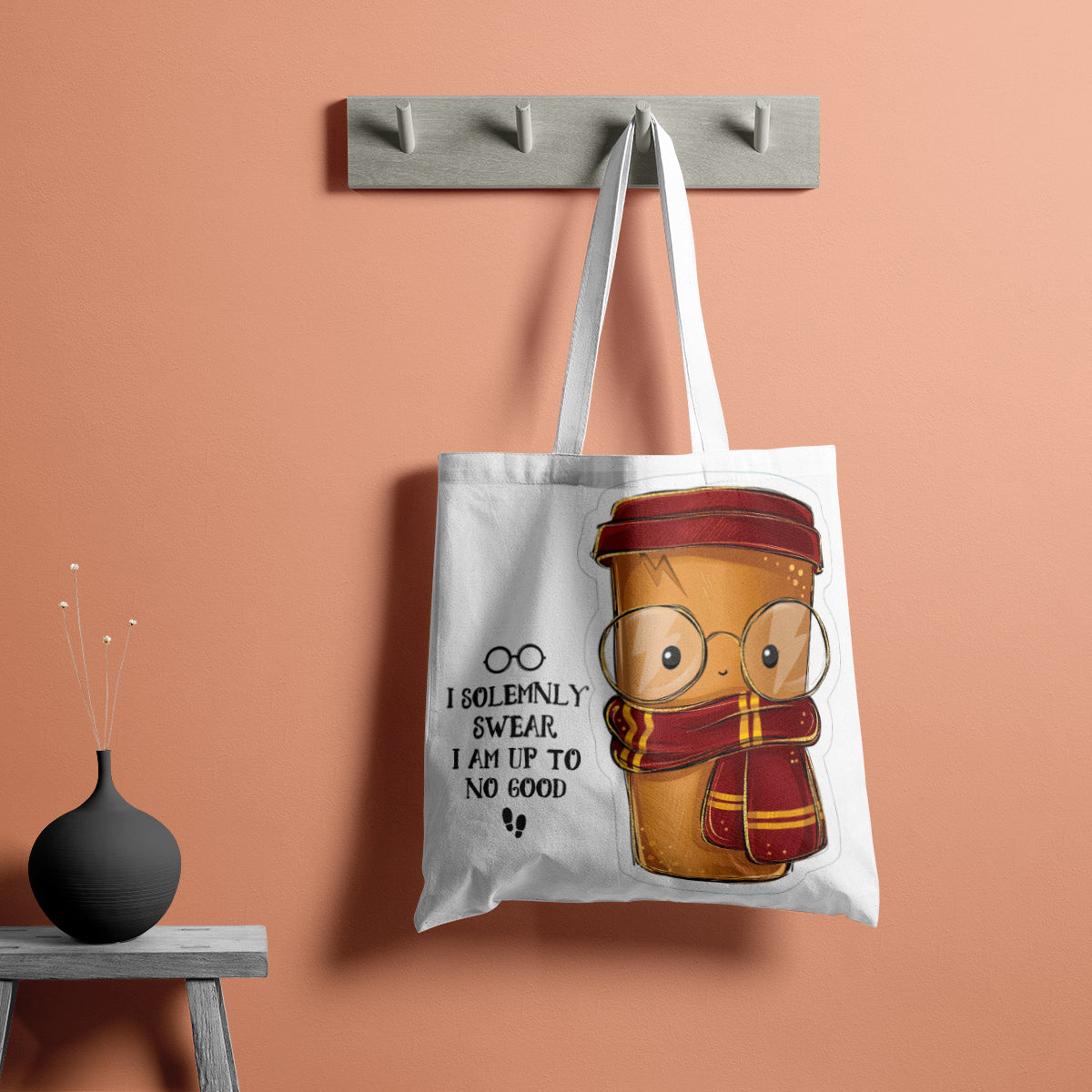 Wizard Coffee Mischief Managed Humor Tote Bag