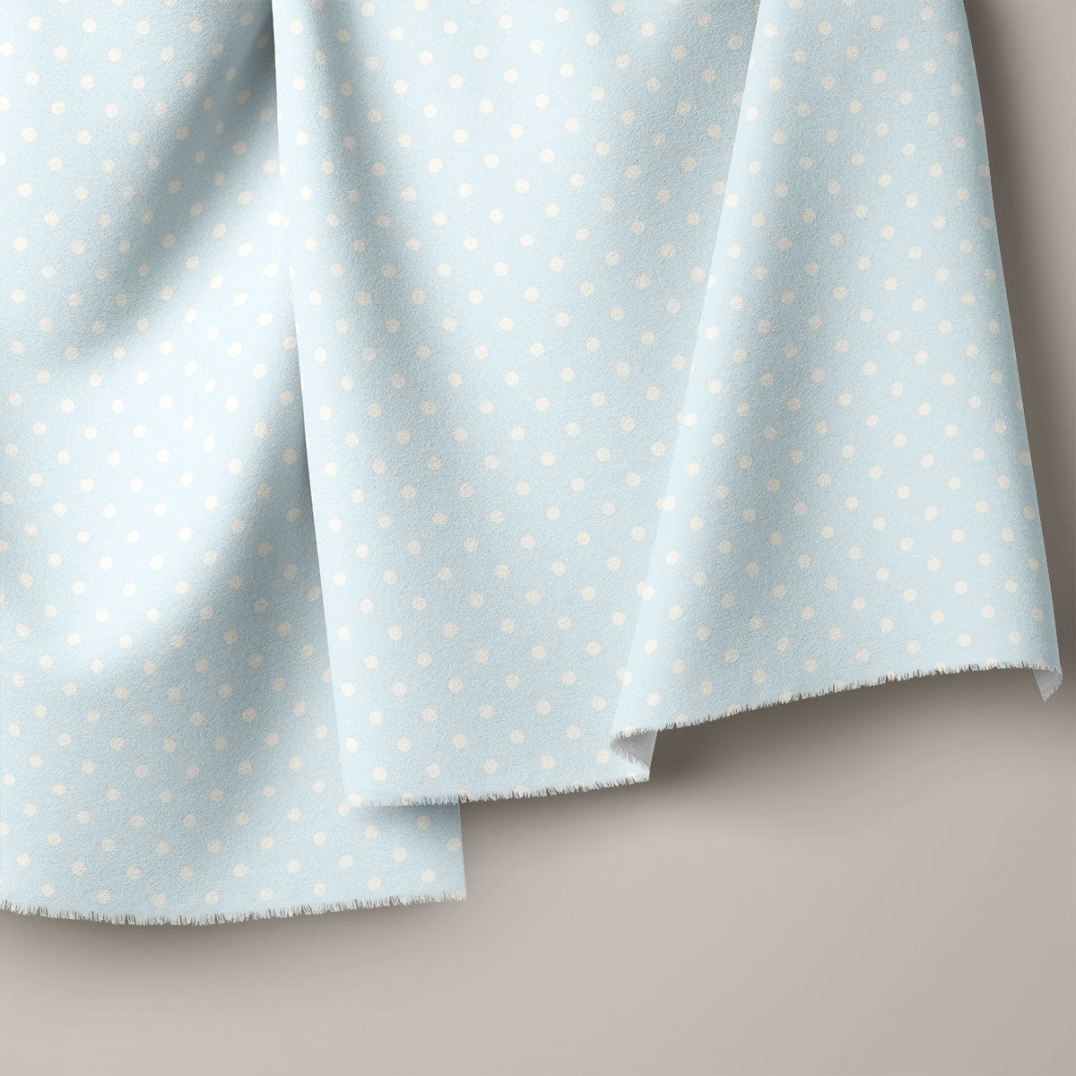Lavender Grey Polka Dots Print