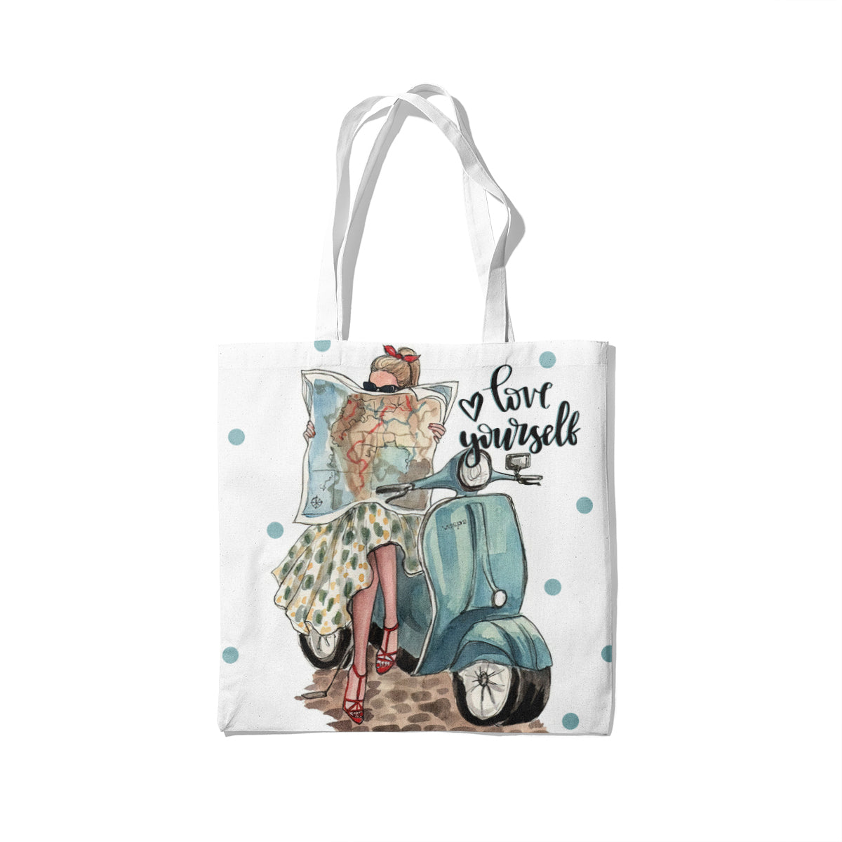 Love Your Self Canvas Tote Bag