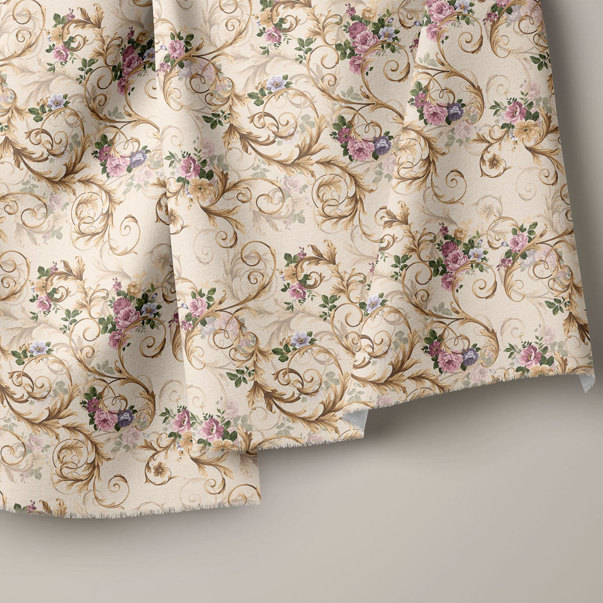 Hopbush Vintage Roses Floral Print