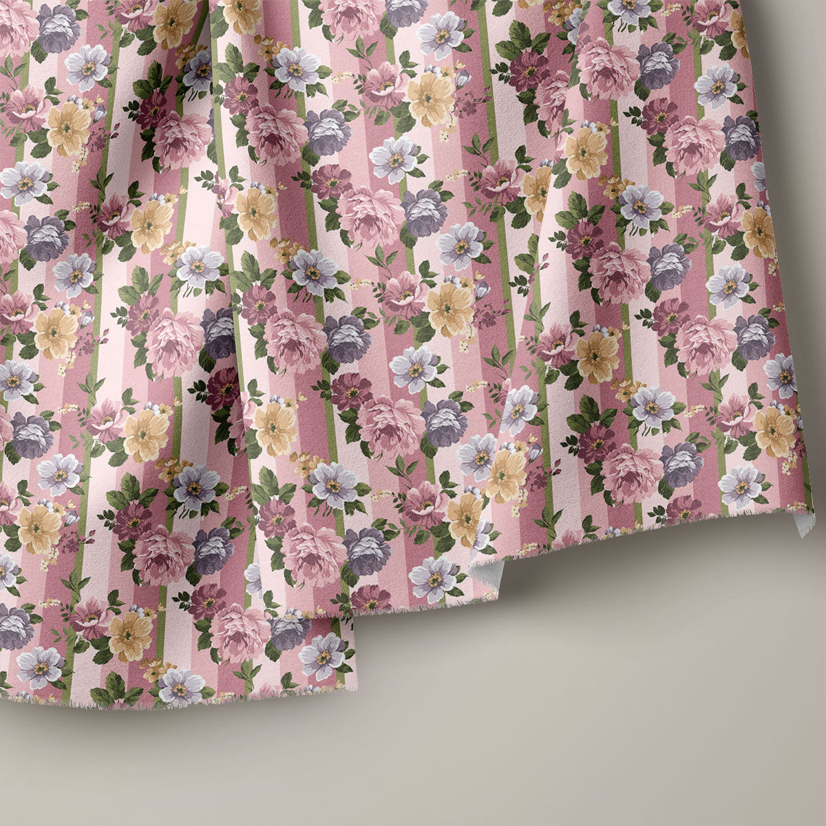 Petite Carnation Pink Rose Floral Print