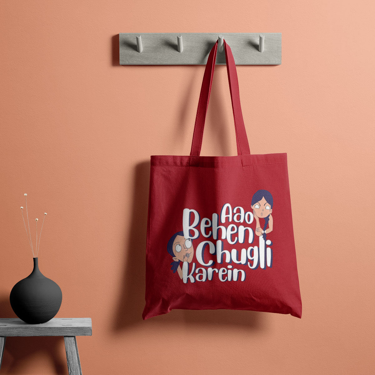 Chugli Kartein Hai Canvas Tote Bag
