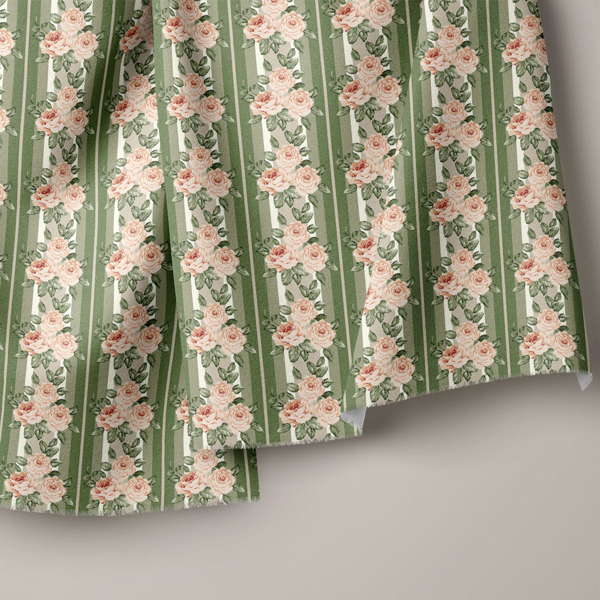 Mandys Pink Rose Buds Floral Print