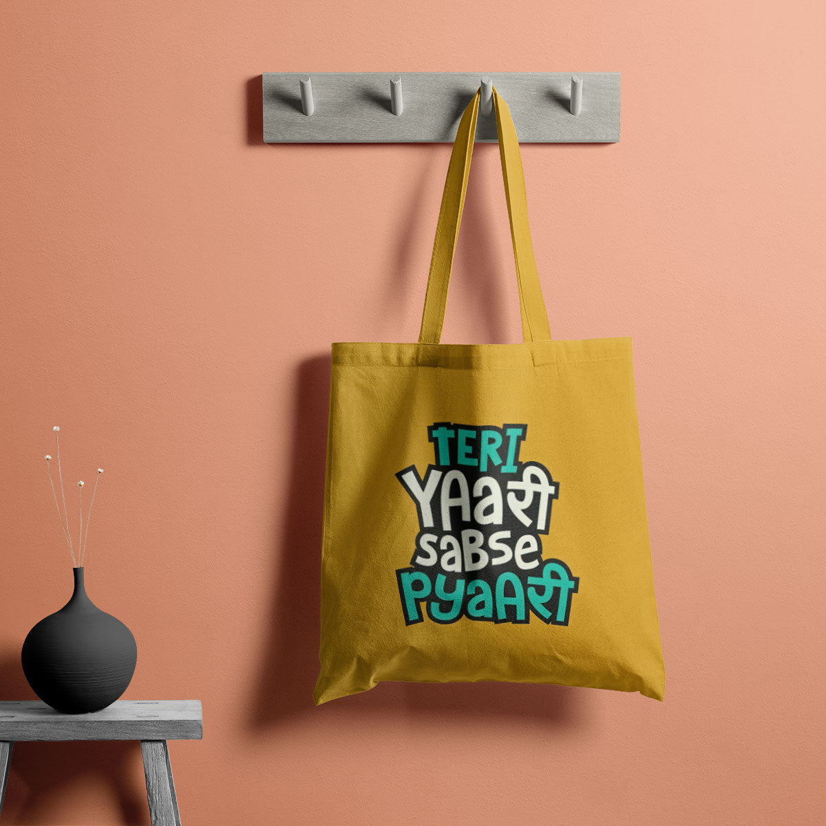 Teri Yaari Sabse Pyaari Canvas Tote Bag