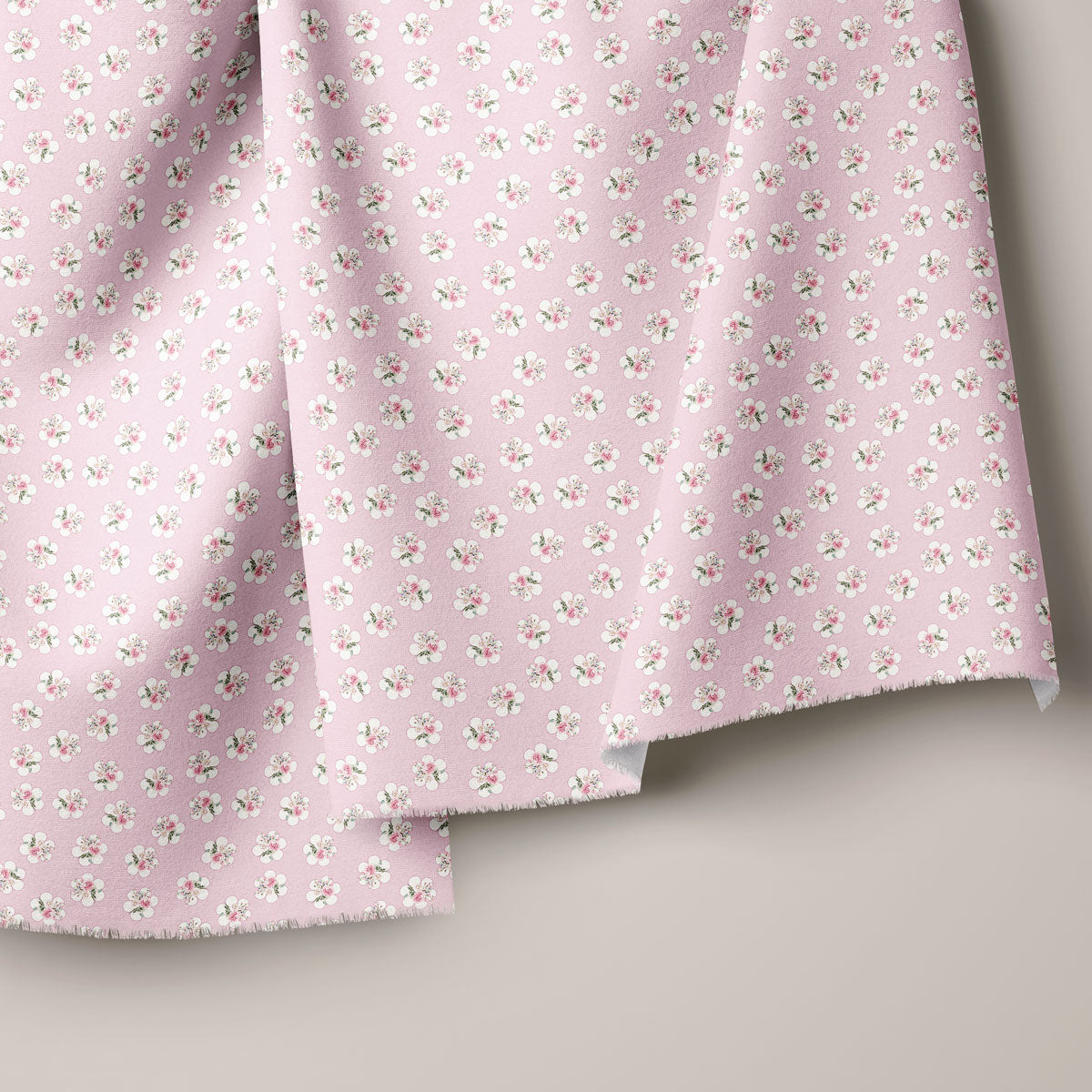 Light Pink Rose Floral Print