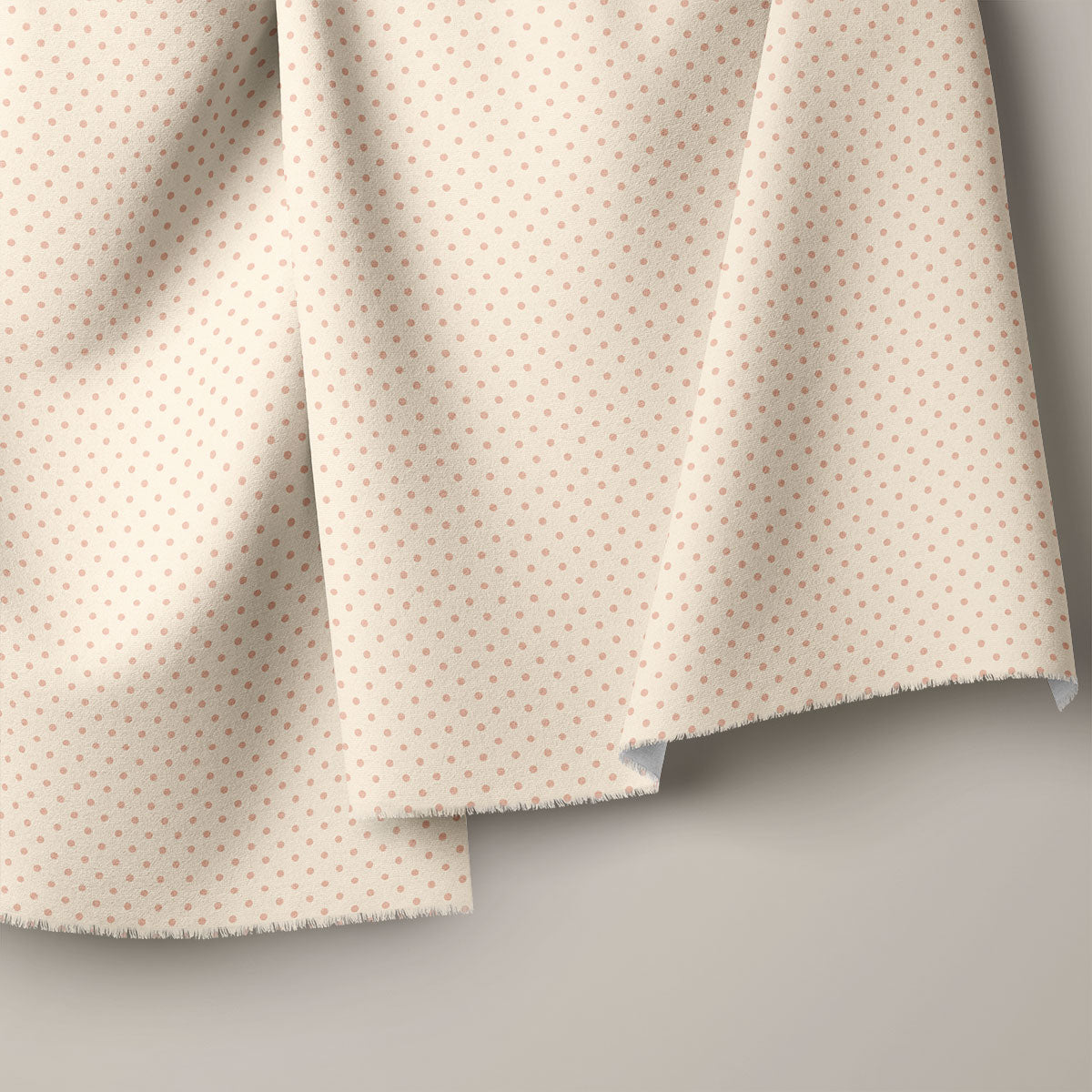 Desert Sand  Polka Dots Print
