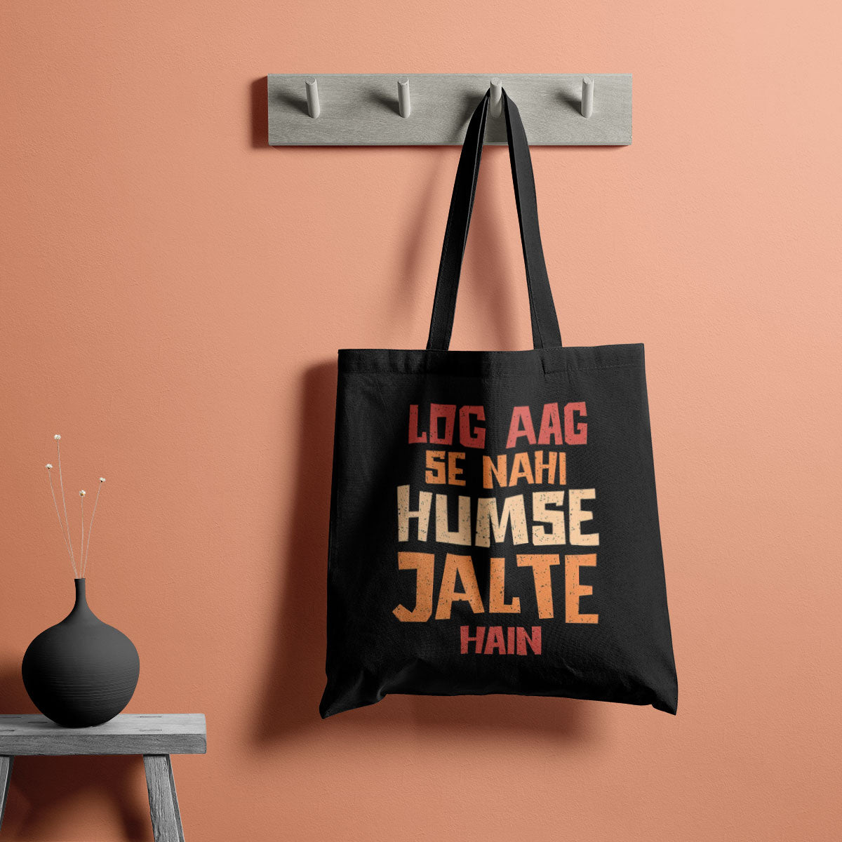 Humse Jalna Canvas Tote Bag