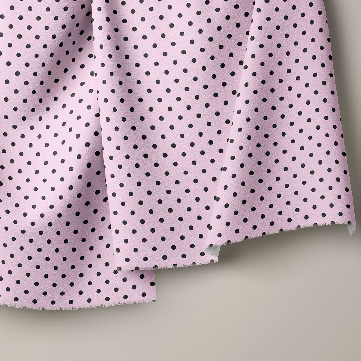 Classic Rose Polka Dots Print