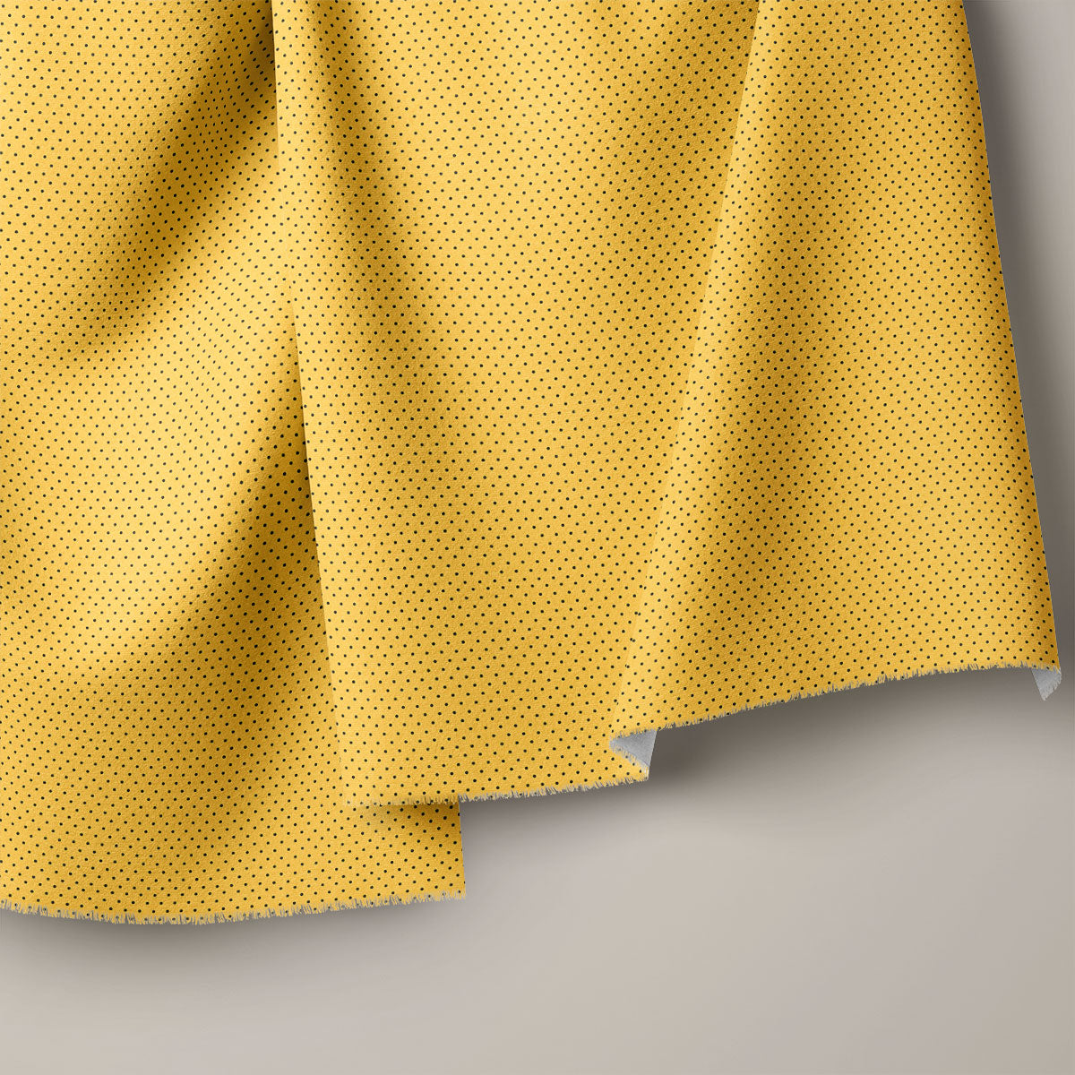 Carrot Orange Polka Dots Print