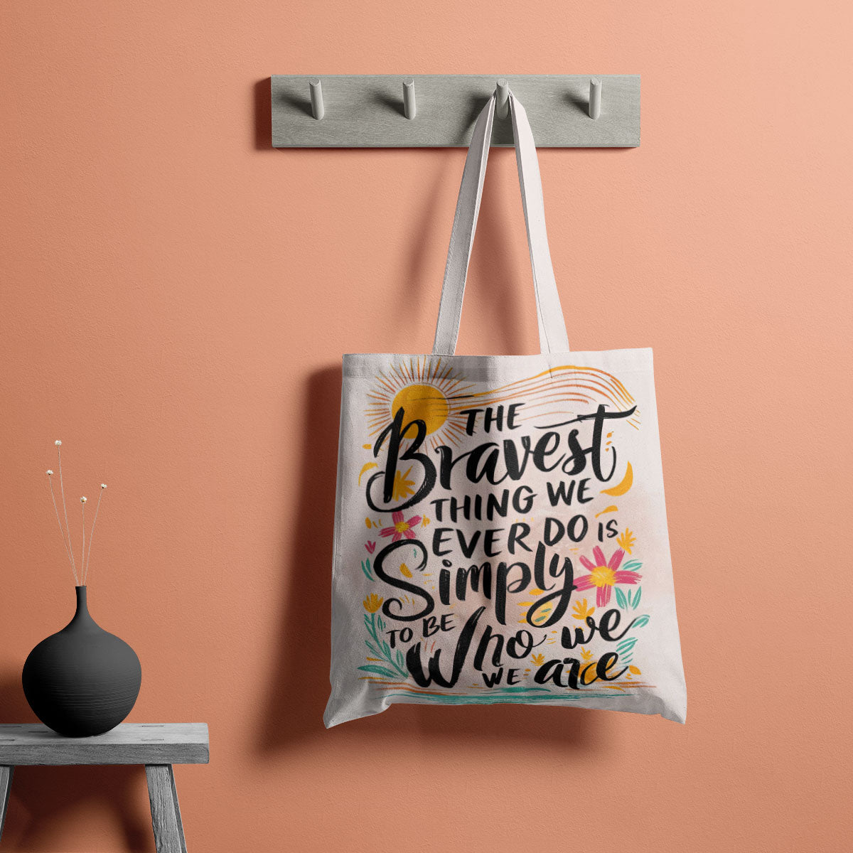 Bravest Canvas Tote Bag
