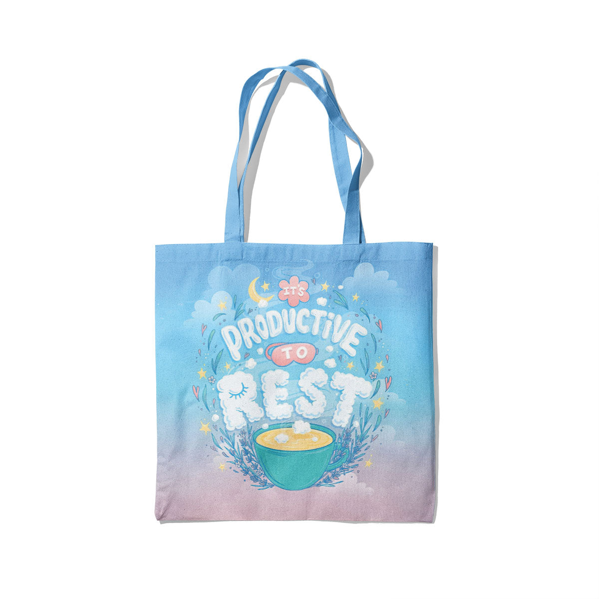 Productive To Rest Canvas Tote Bag