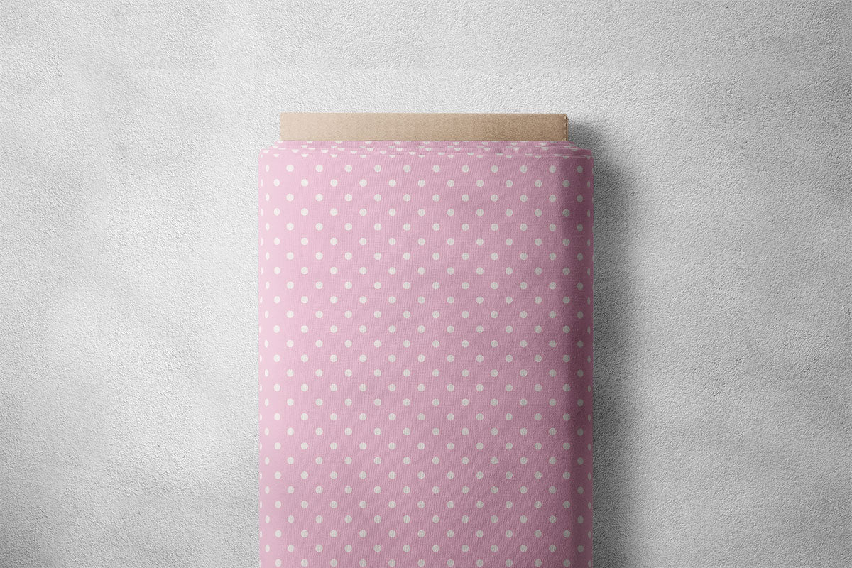 Blossom Pink Polka Dots Print