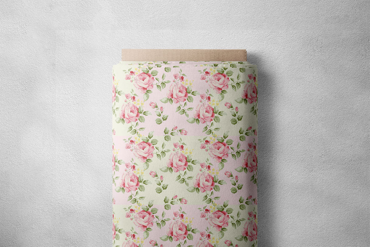 Foggy Grey Floral Print