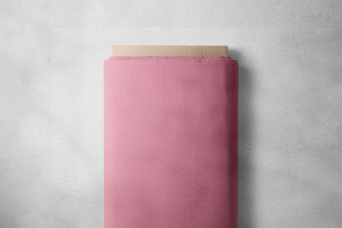 Dusty Rose Polka Dots Print
