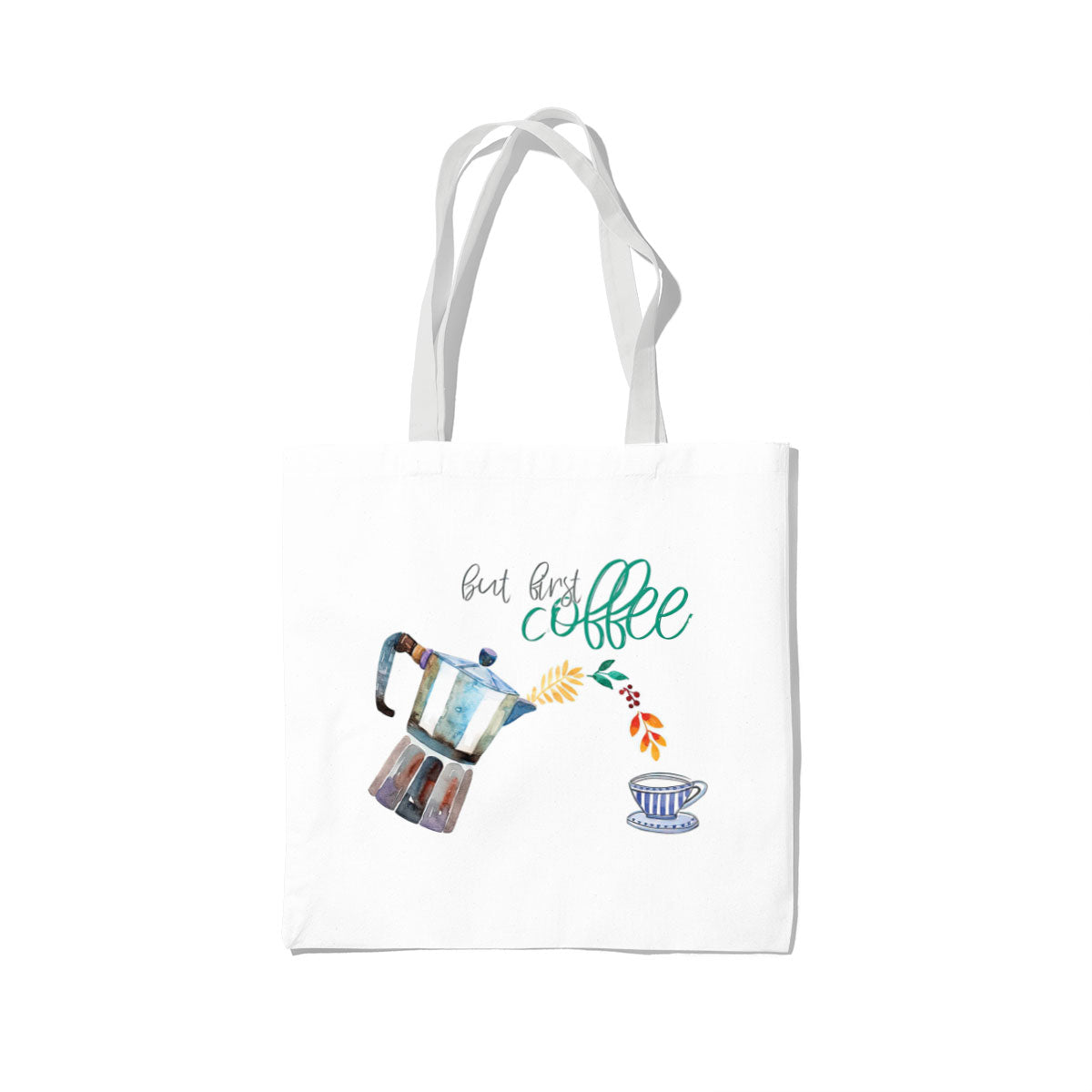 Brewed Awakening Canvas Tote Bag