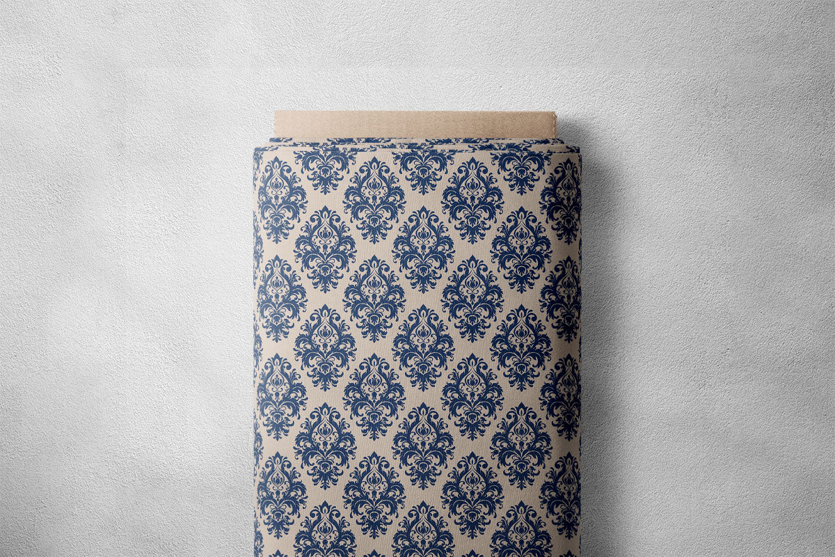 Pink Swan And Blue Whale Pattern Geometric Print