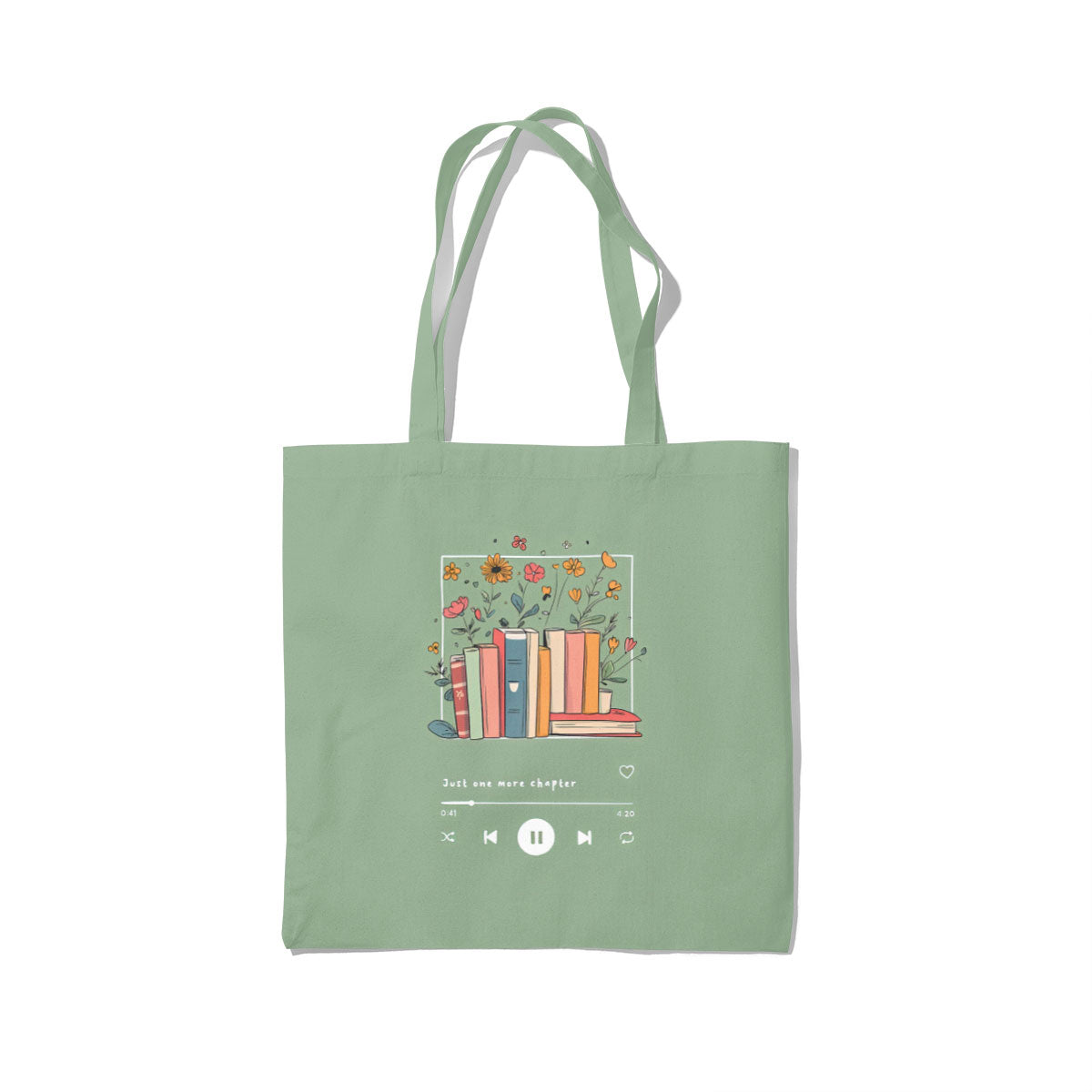 Bookish Melody Canvas Tote Bag
