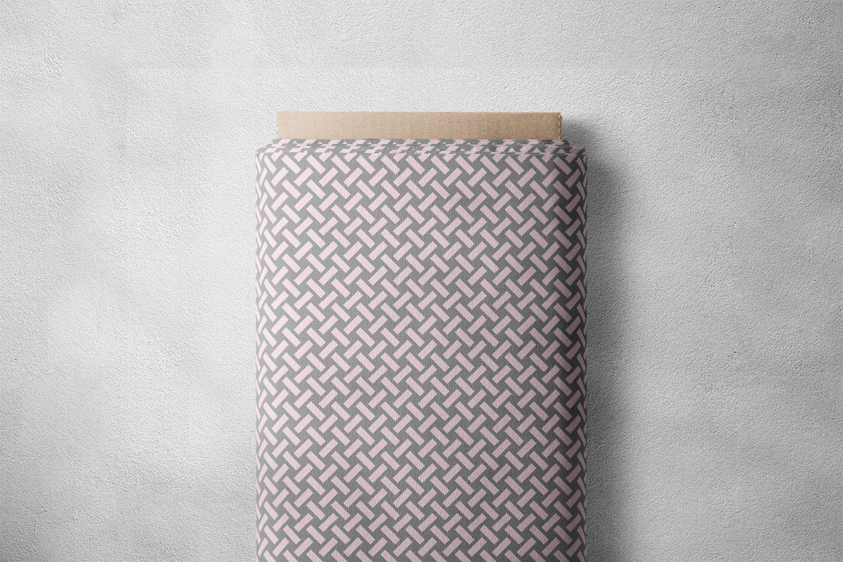 Old Lavender Geometric Print