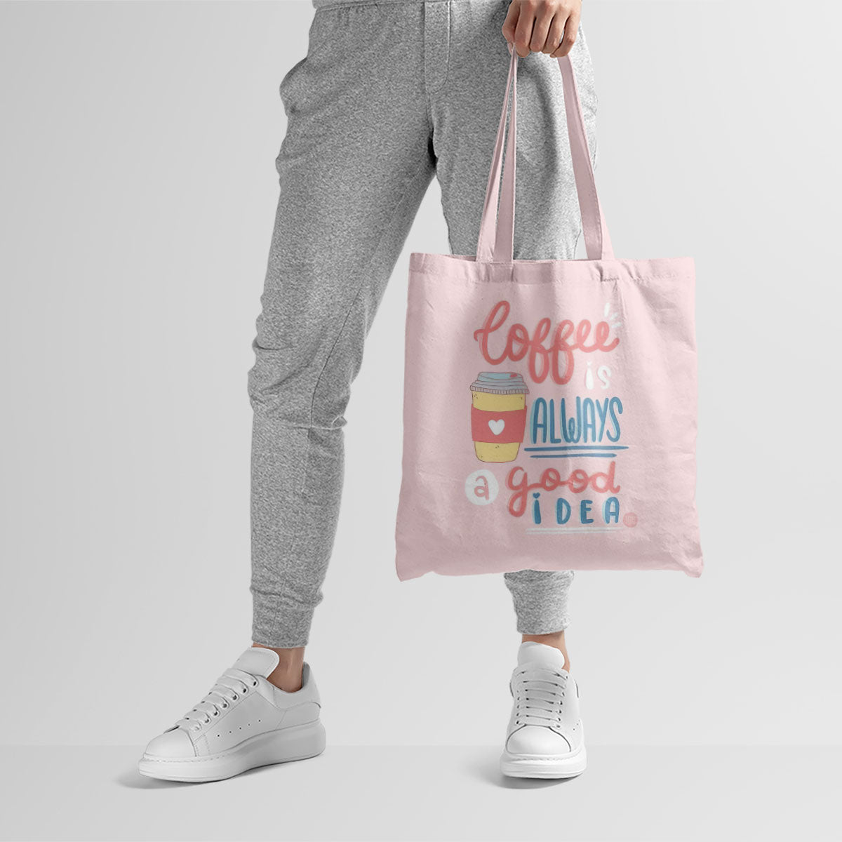 Coffee Is Always Good Canvas Tote Bag