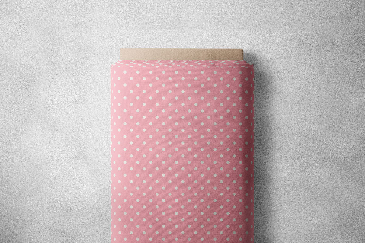 Lavender Rose Polka Dots Print