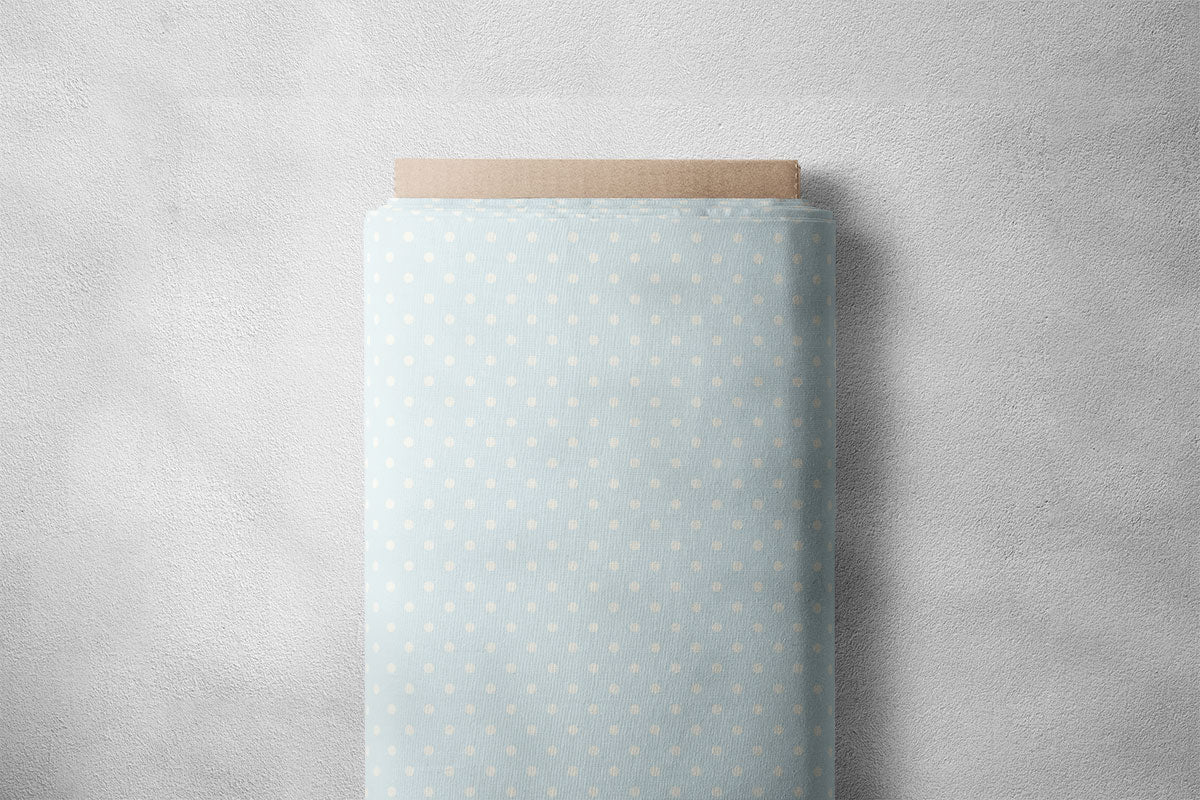 Lavender Grey Polka Dots Print