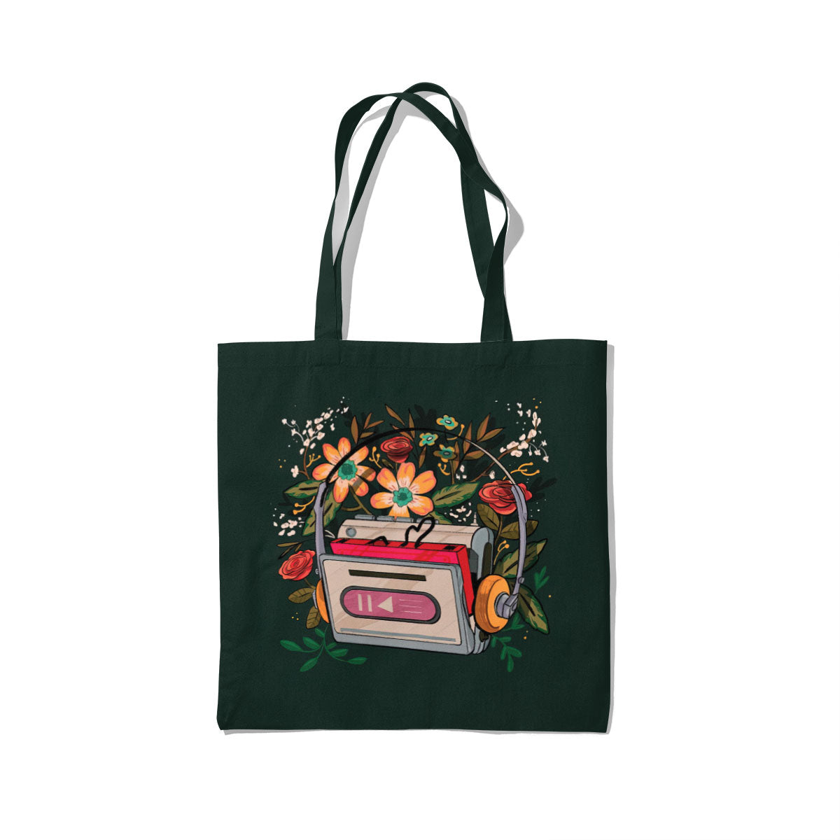 Mixtape Melody Canvas Tote Bag