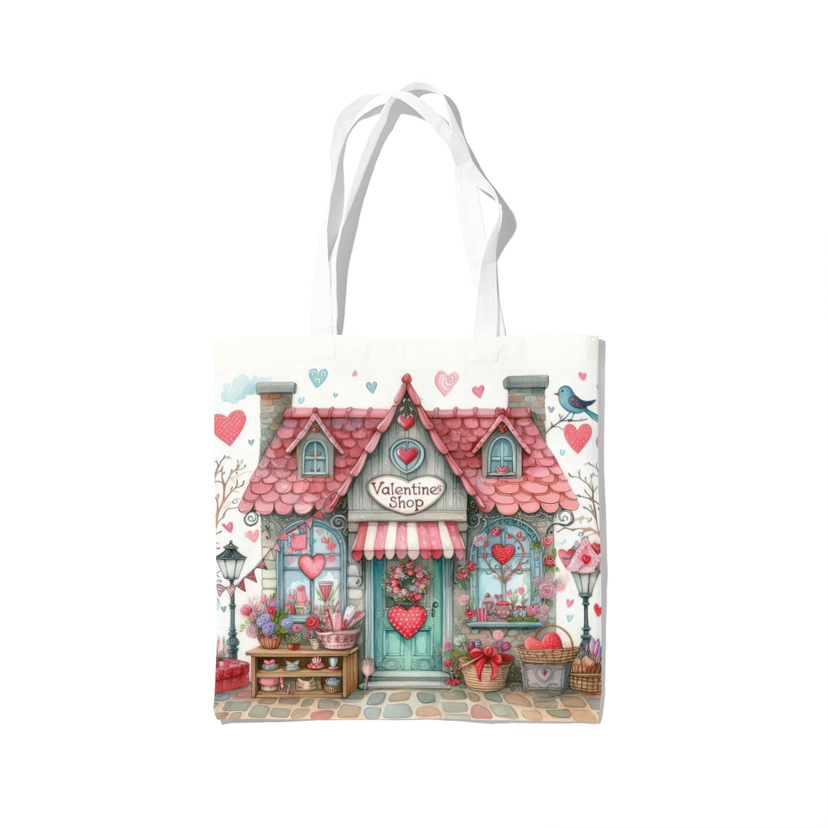 Sweet Valentine Cottage Shop Tote Bag