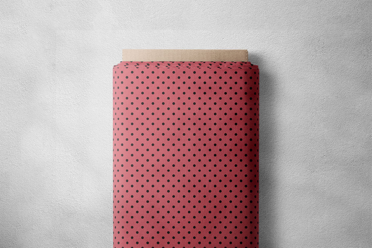 Midnight Mos Polka Dots Print