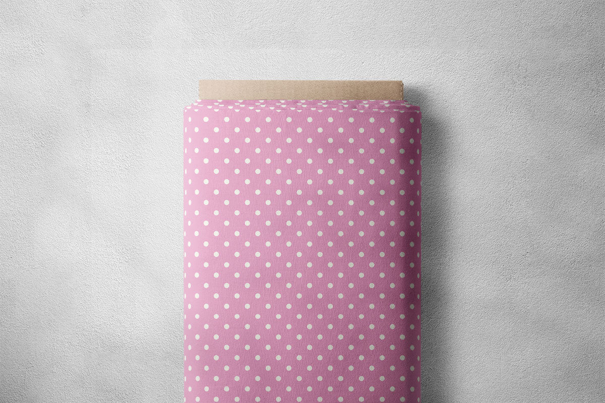 Lilac Polka Dots Print