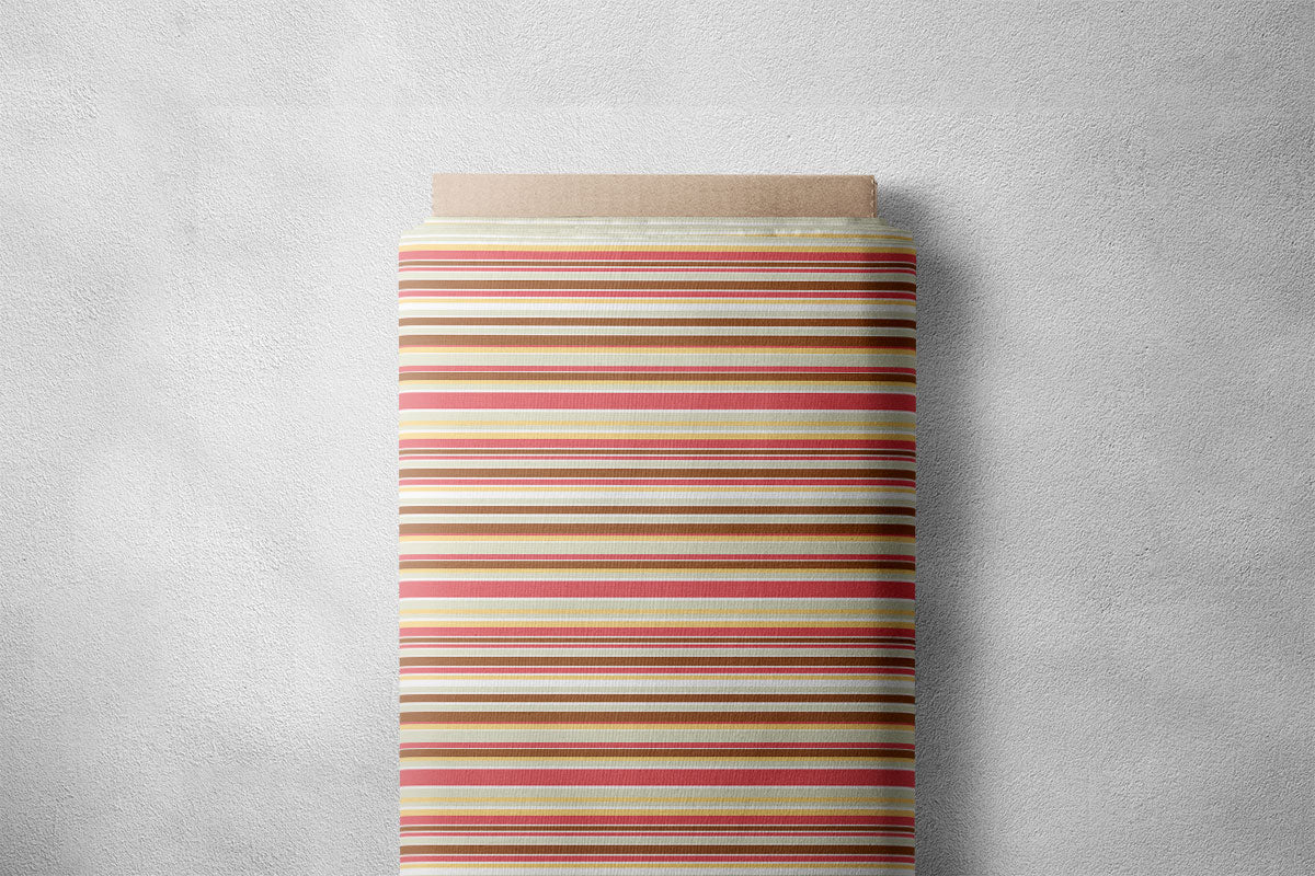 Rosy Finch Stripes Print