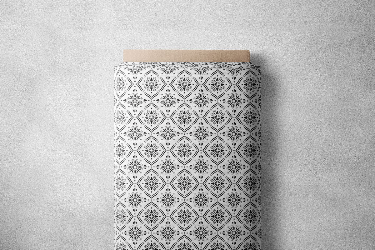 Nebula And Smoky Black Pattern Geometric Print