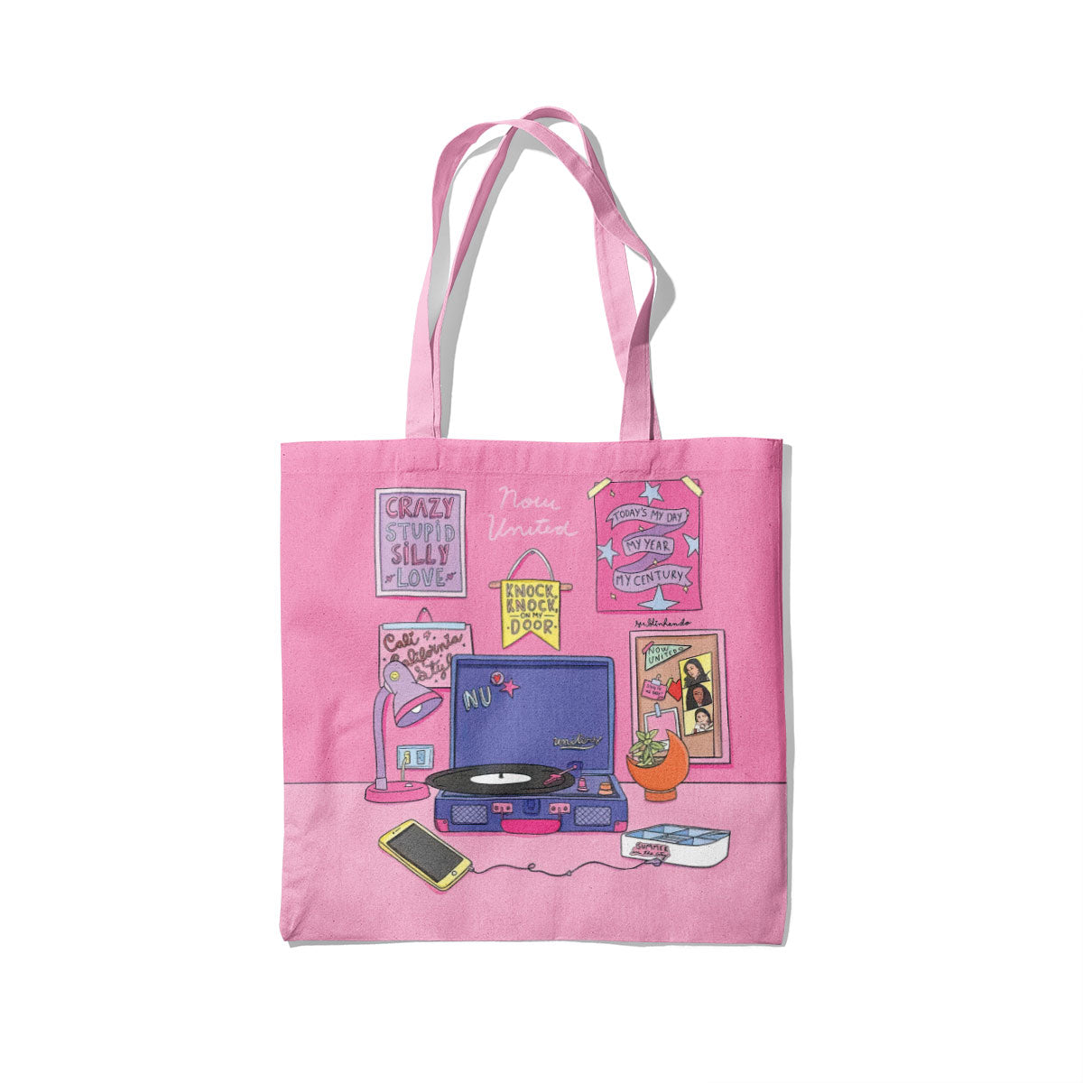 Knock Knock  Canvas Tote Bag