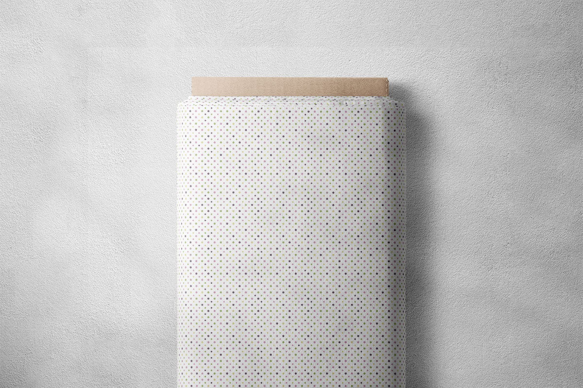 Grey Goose And Multicolor Polka Dots Print